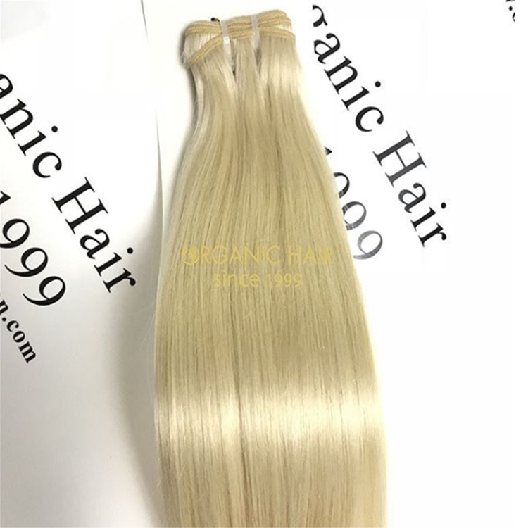 Soft and double drawn human hair weft for women at a wholesale price A89